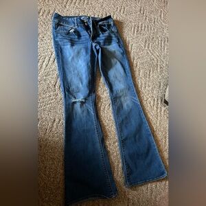 American Eagle Outfitters Dark Blue Flare Jeans